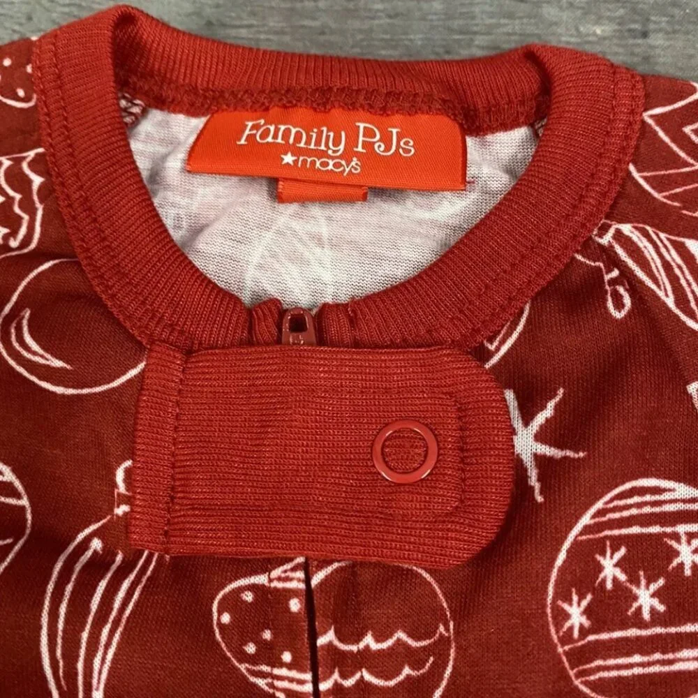 NWT Baby Pajamas One Piece Pajama, ORNAMENTS, 24MO